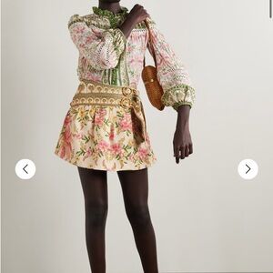 NWT Farm Rio Double Belted Skirt